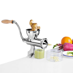 Manual Vegetable Juicer - Stainless Steel